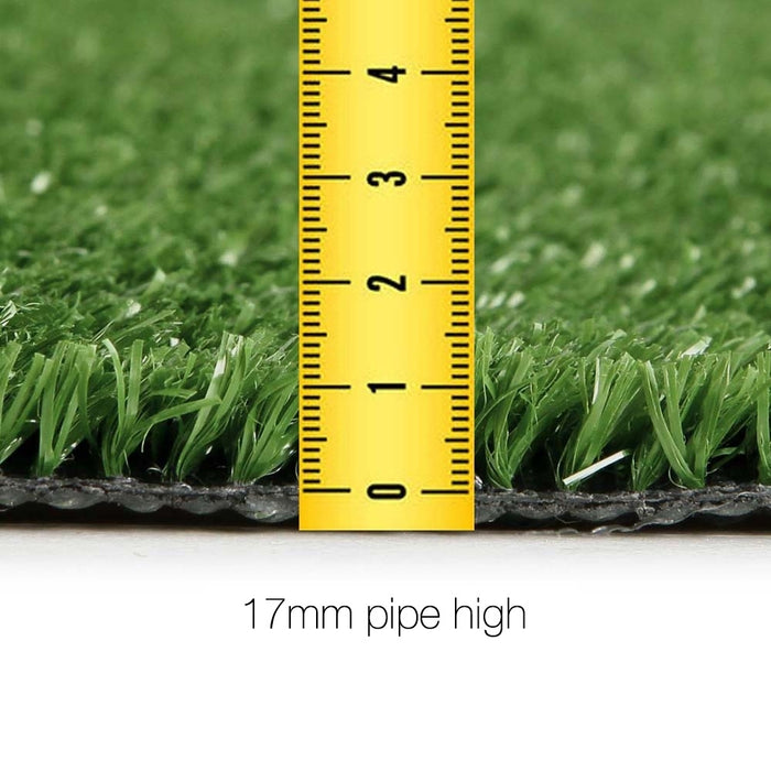 Primeturf Artificial Grass 1X10M Synthetic Fake Turf Plastic Olive Plant Lawn 17mm