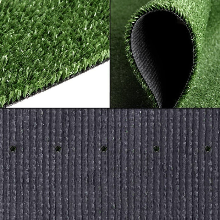 Primeturf Synthetic Artificial Grass Fake 2m x 5m Turf Plant Plastic Lawn 17mm