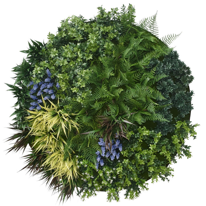 UV Lavender Fields Green Wall Disc (White) 100cm