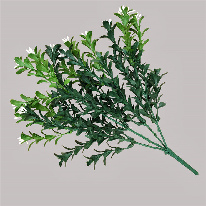 Artificial Flowering Boxwood Stem 30cm